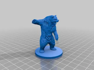 ZOMBIE BEAR 青 未開封 Zombie Bear by Schlossbauer | Download free STL model
