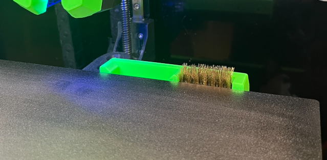 Voron Trident Back Brass Brush