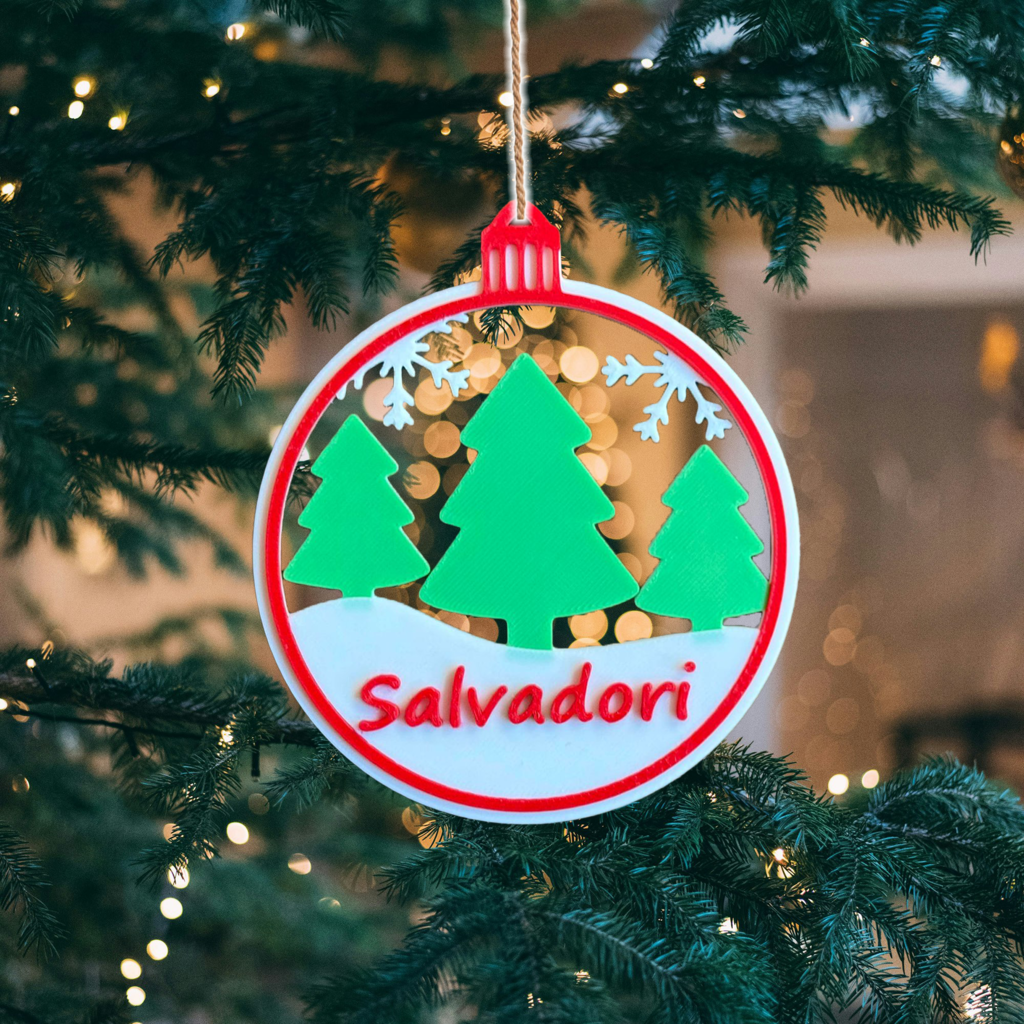 Christmas Ornament: Personalized Name Ornament