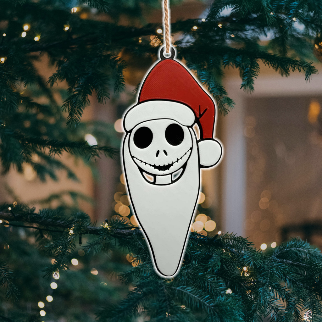 Jack Skellington Santa Christmas Ornament