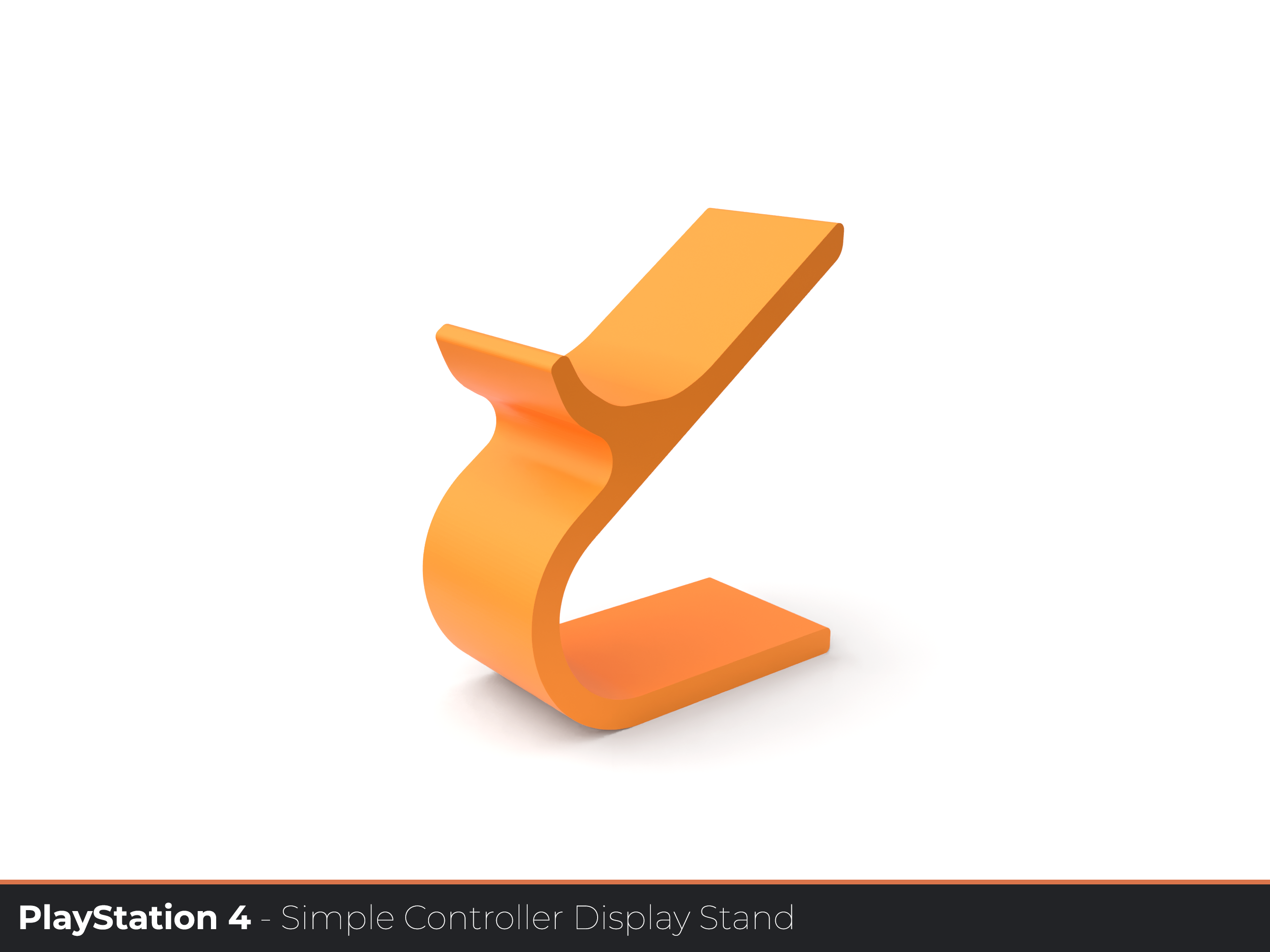 Miniatura 2 do modelo 3D PlayStation 4 Controller Simple Display Stand