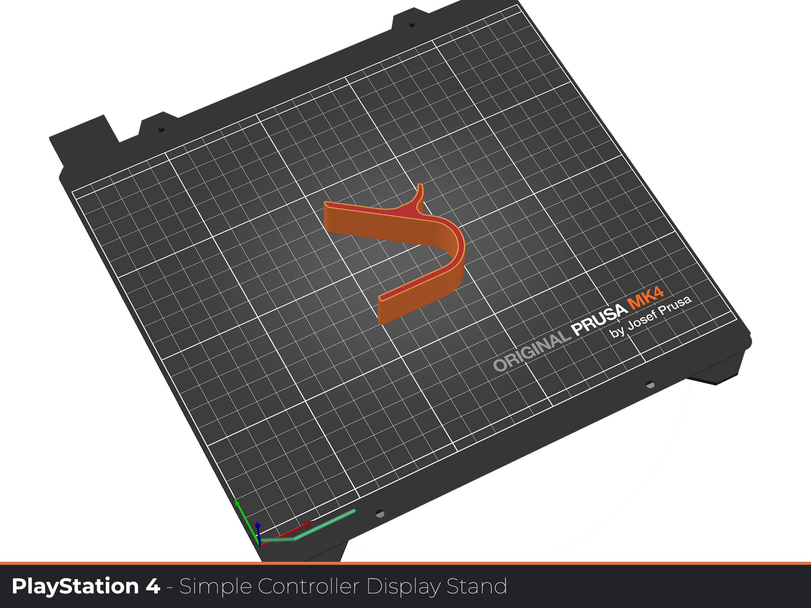 Miniatura 4 do modelo 3D PlayStation 4 Controller Simple Display Stand