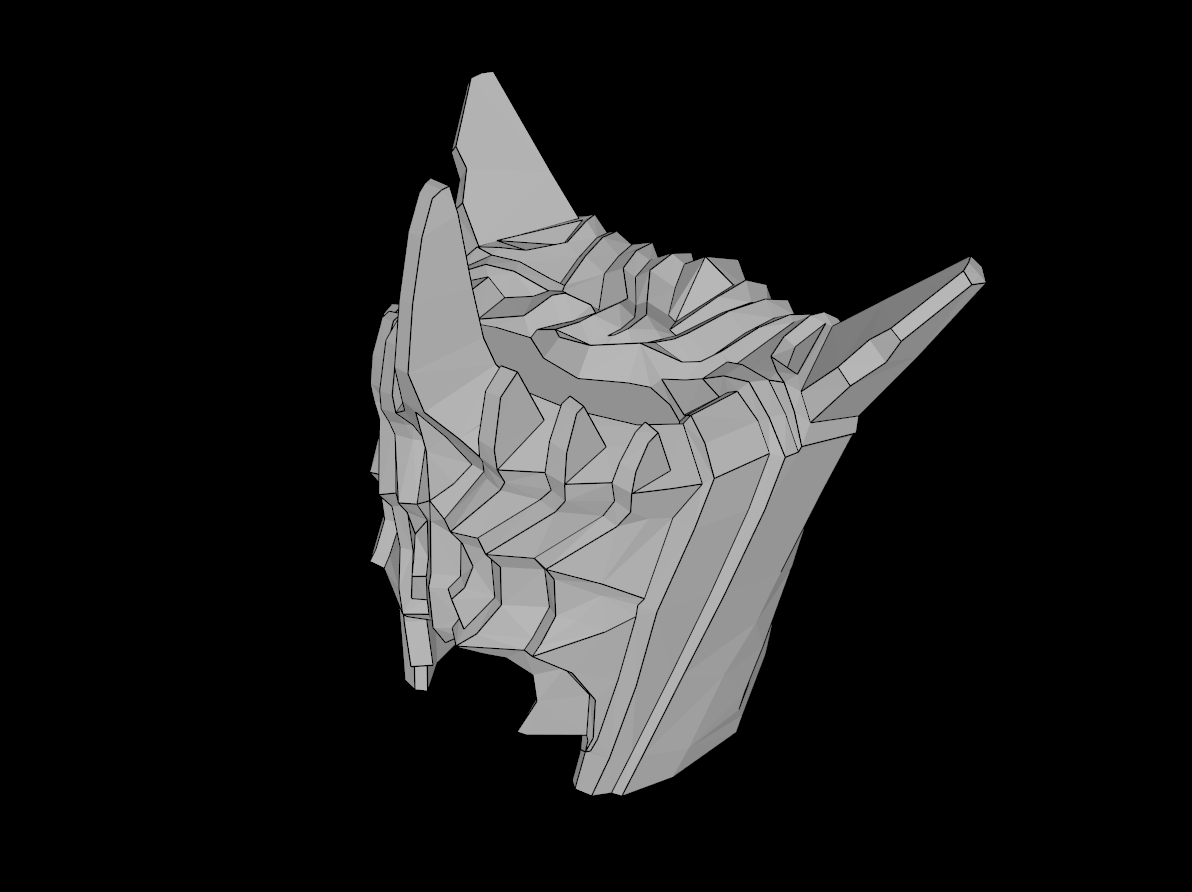 Lego Compatible (13767pb01.dat) Minifig Headgear Helmet Spiked Short Spikes and Wide Opening with Hood Pattern
