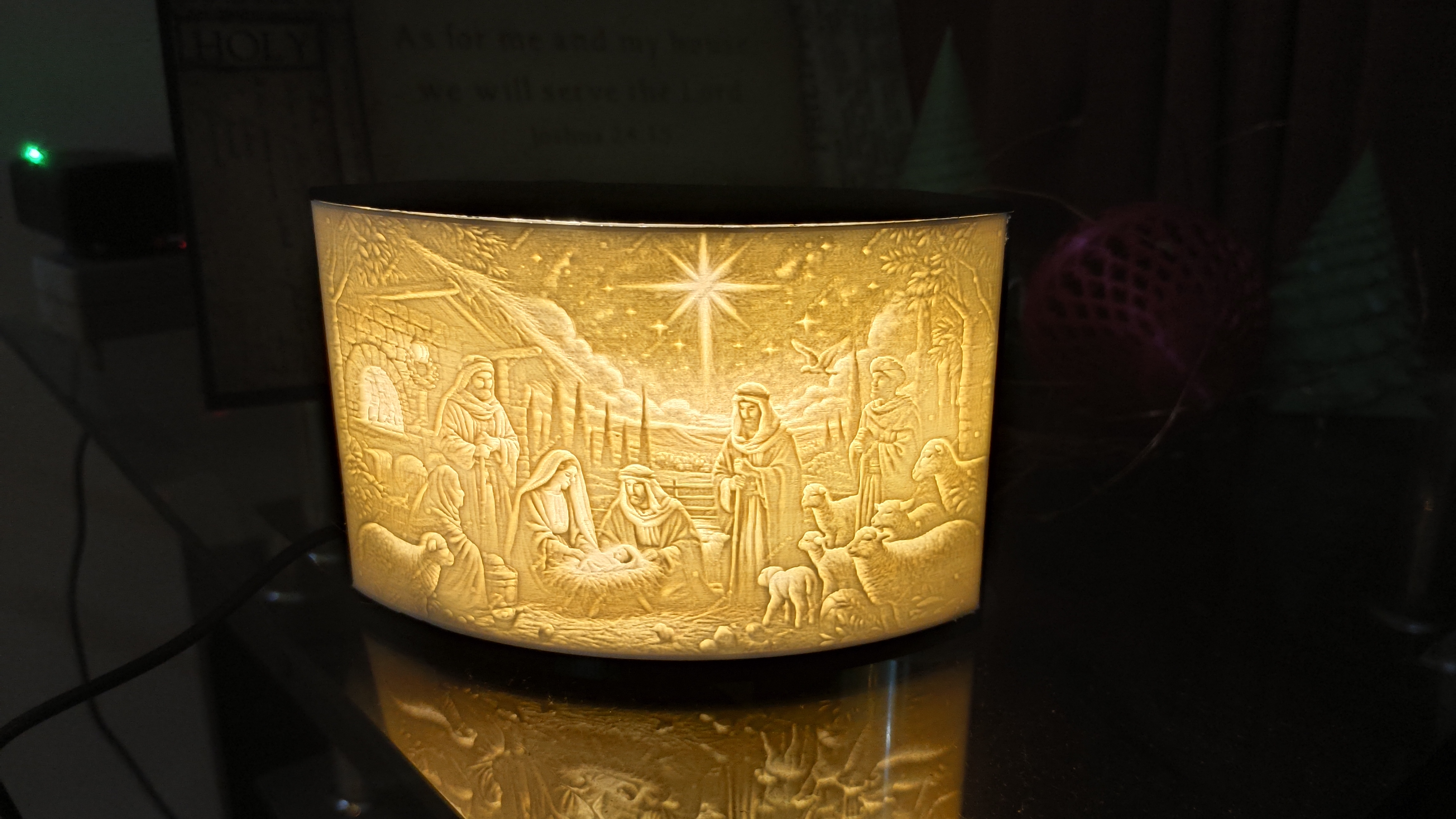 Nativity scene Lithophane — miniatura 9