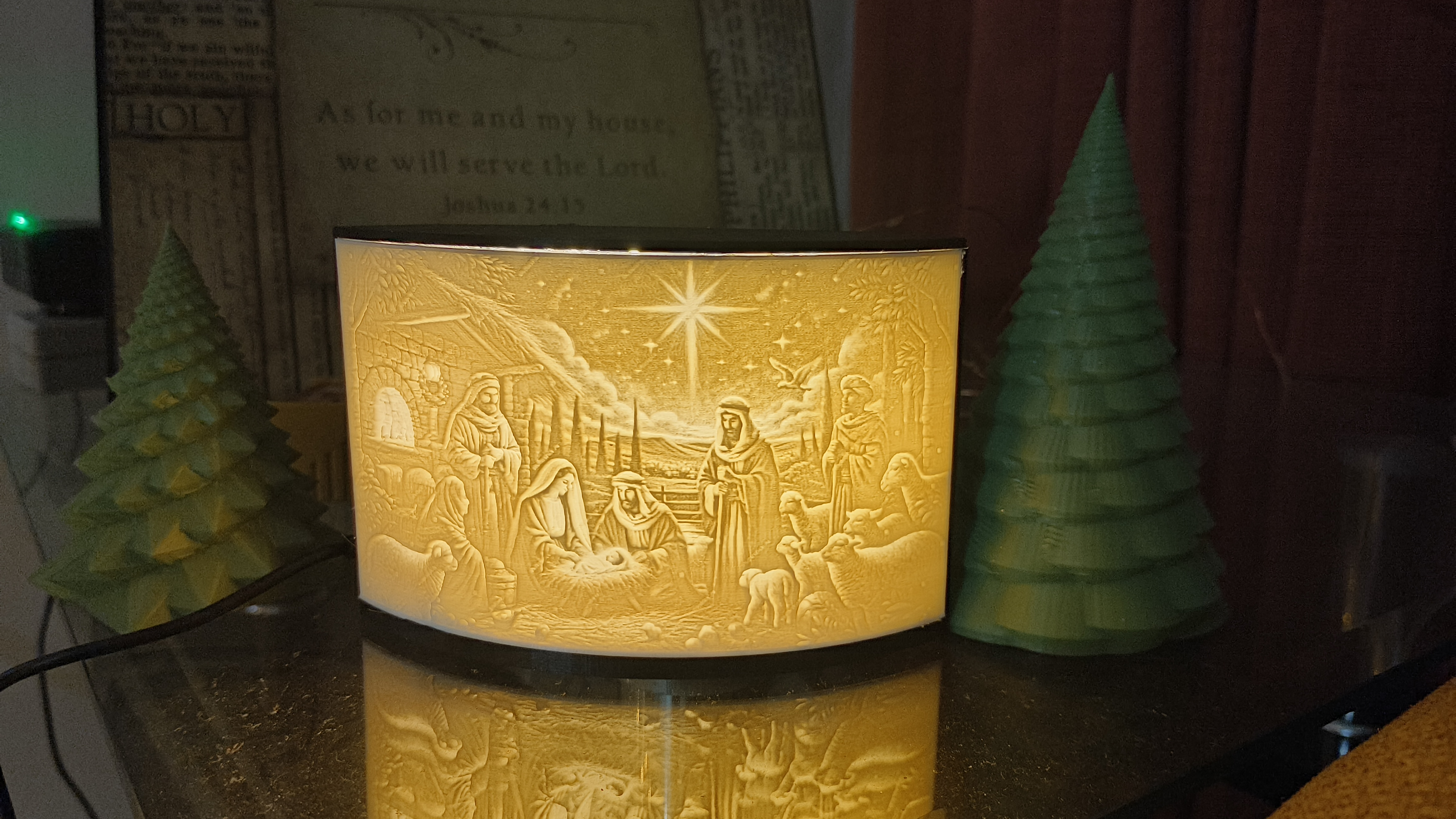 Nativity scene Lithophane — miniatura 3