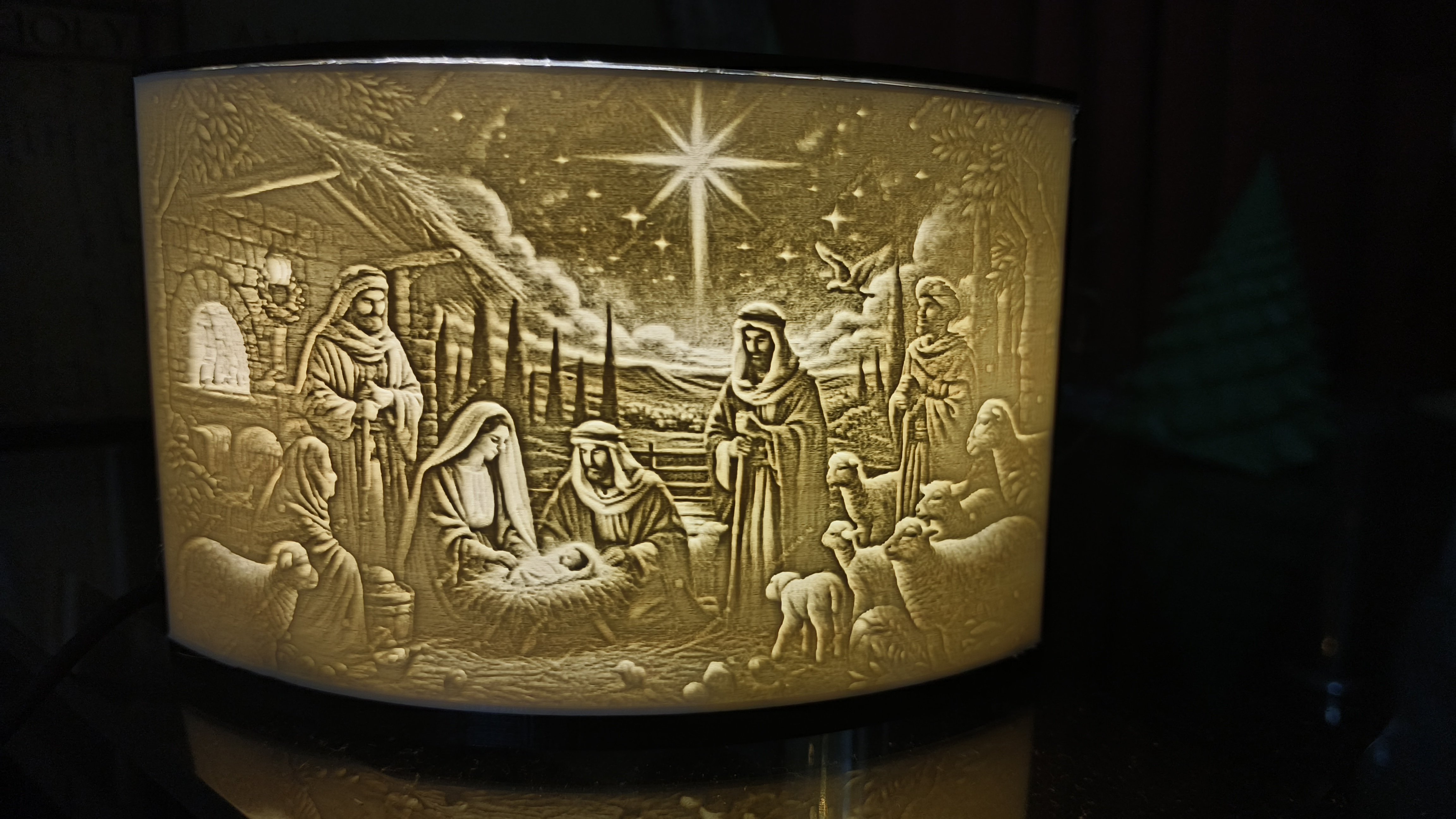 Nativity scene Lithophane — miniatura 2
