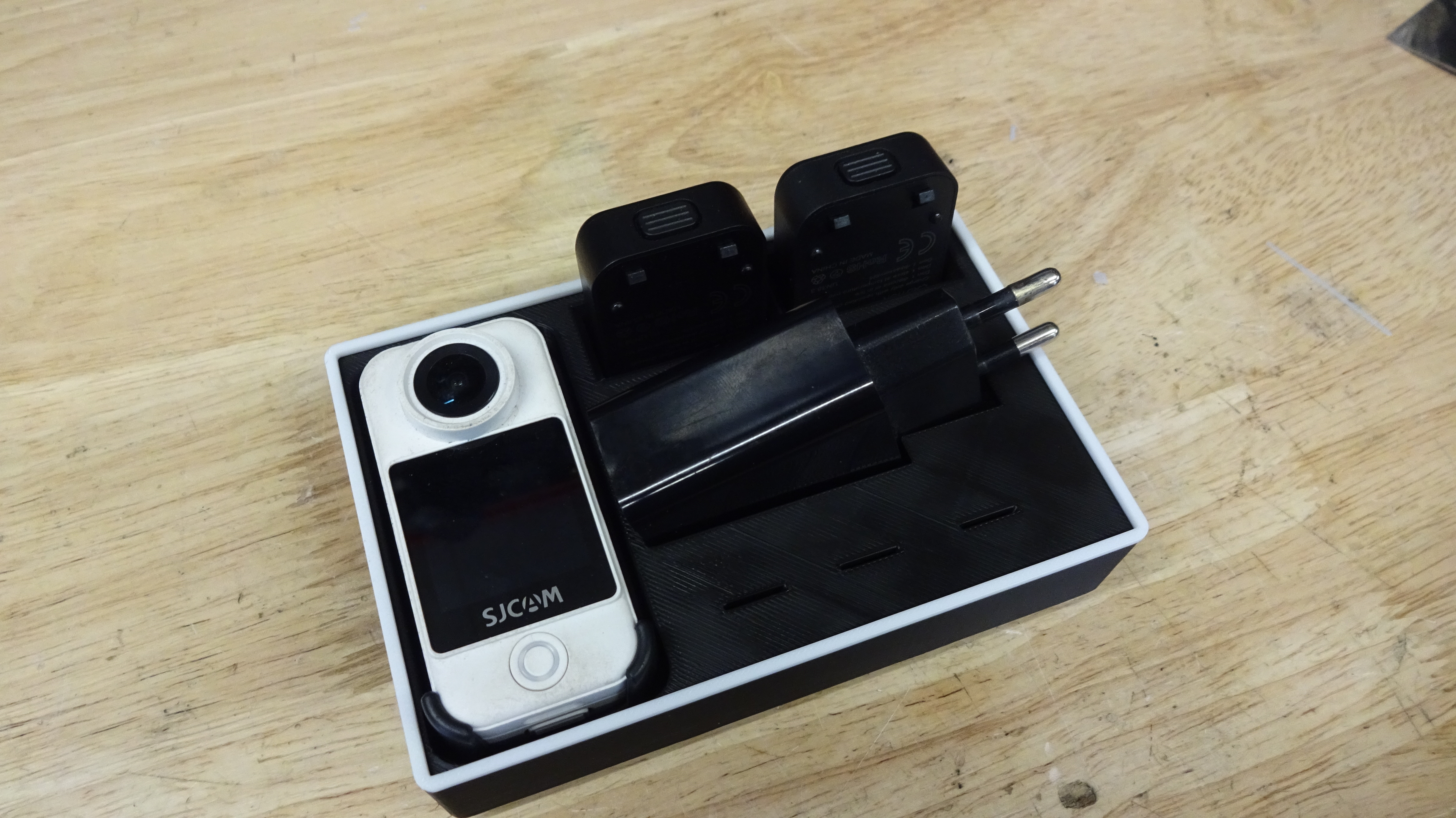 Gridfinity sjcam c300 camera actioncam holder tray