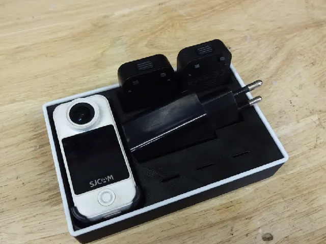 Gridfinity sjcam c300 camera actioncam holder tray