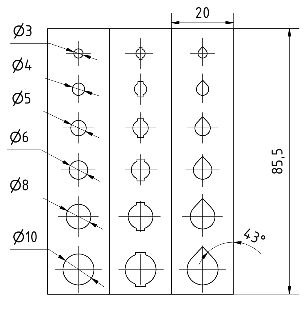 DFAM hole tolerance template — miniatura 2