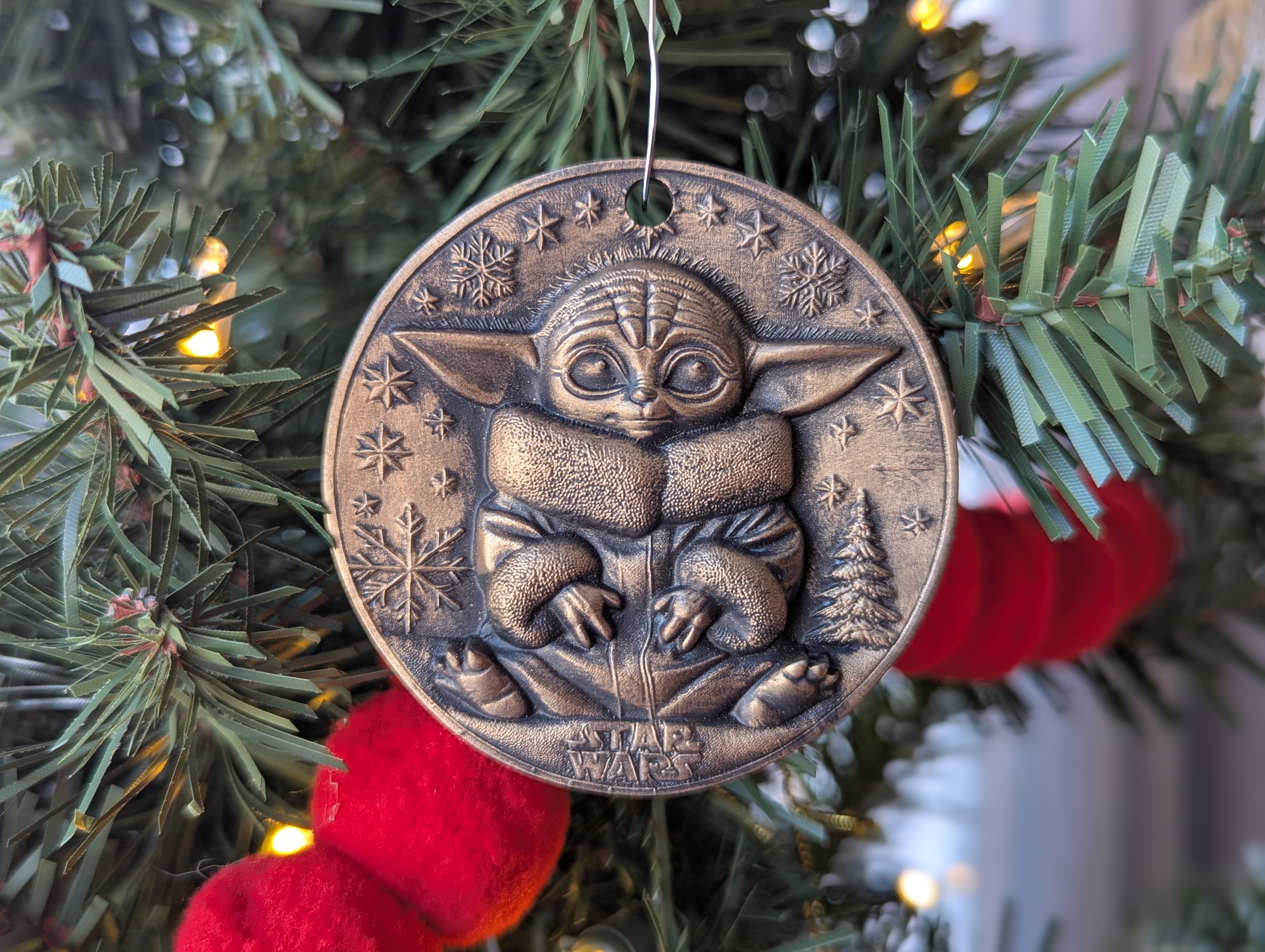 Grogu - Baby yoda - Star wars Christmas ornament