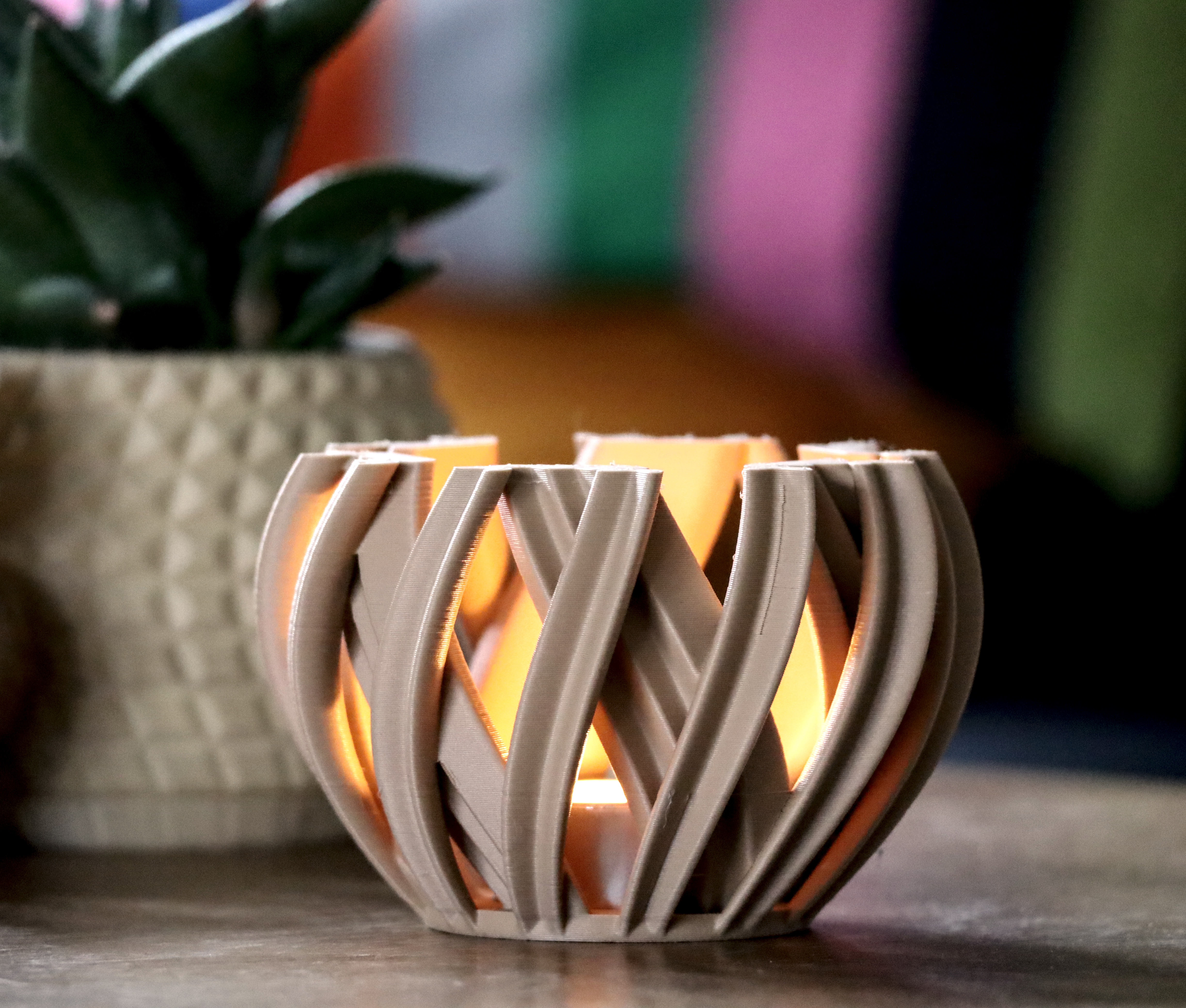 Double spiral tealight — thumbnail 3