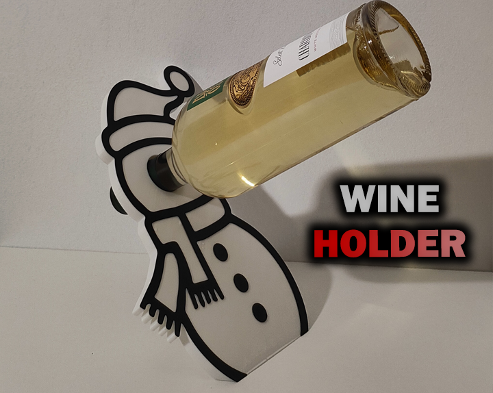 Snowman Wine Holder
