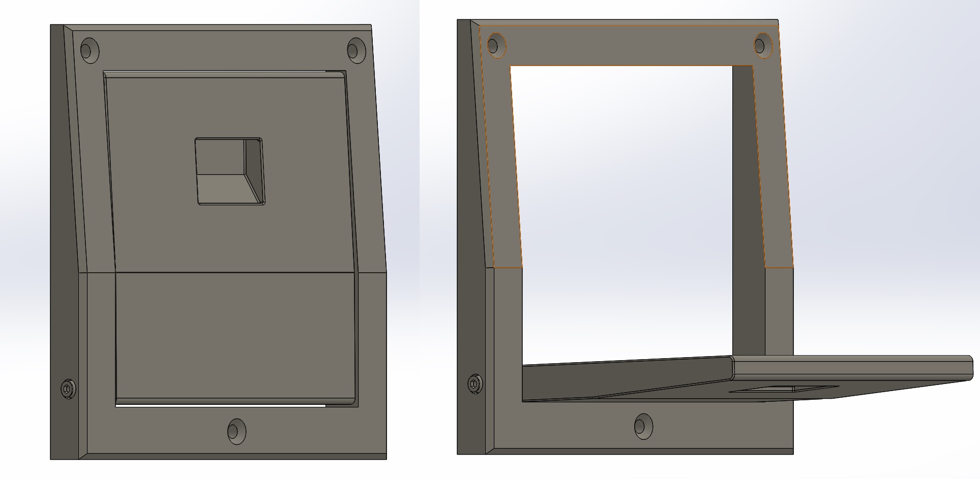 Simple Foldaway Shelf