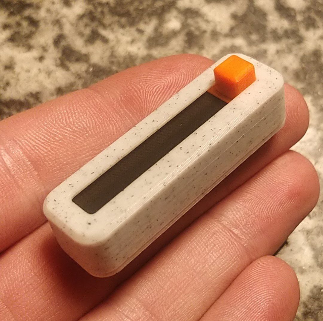 Fidget Slider with interchangeable textures and magnets