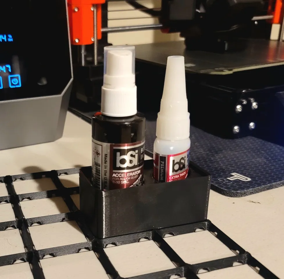 Gridfinity bsi CA Glue and Accelerator Holder by Lee Download free STL model
