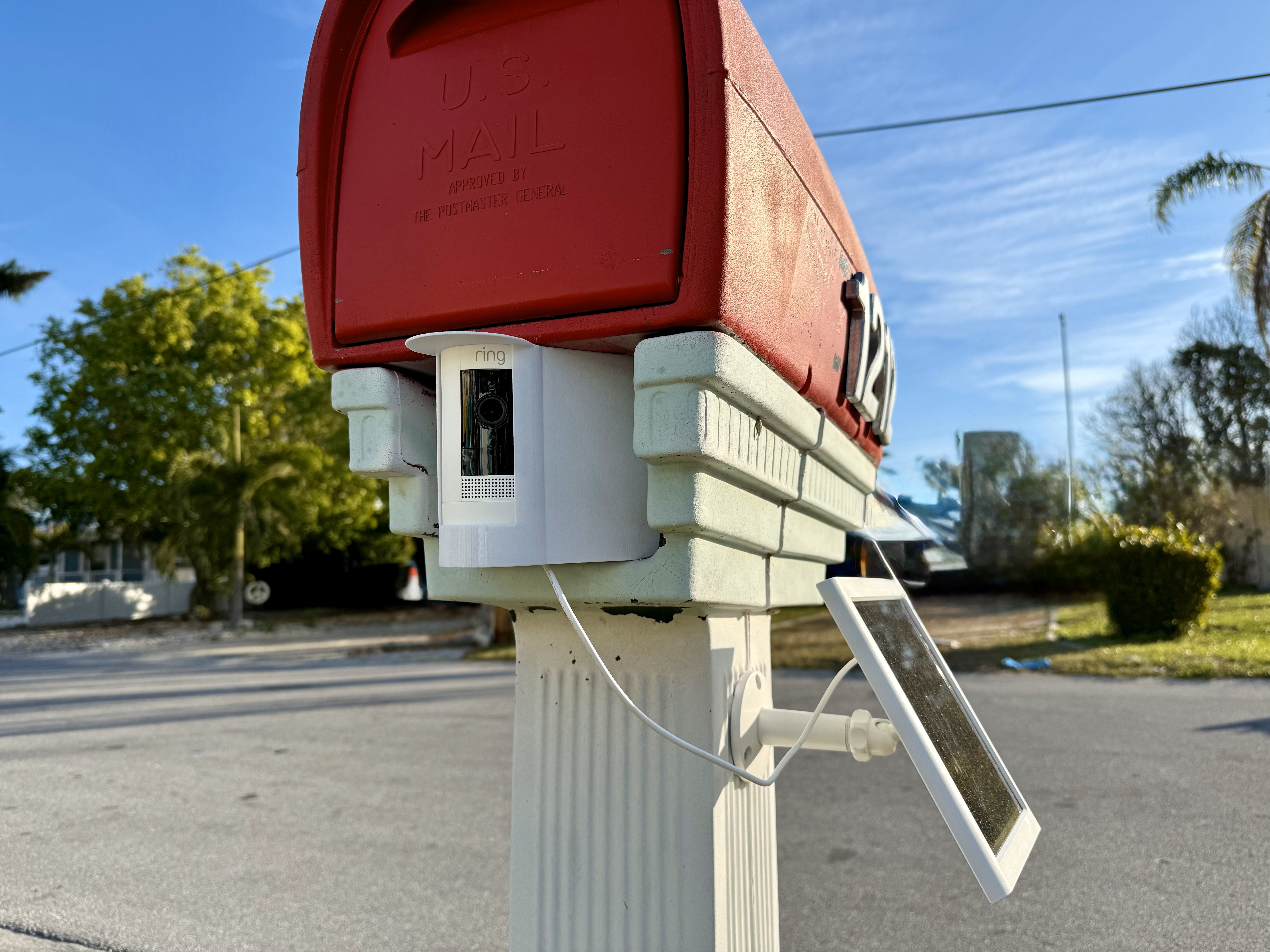 Mailbox setup for Ring Stickup