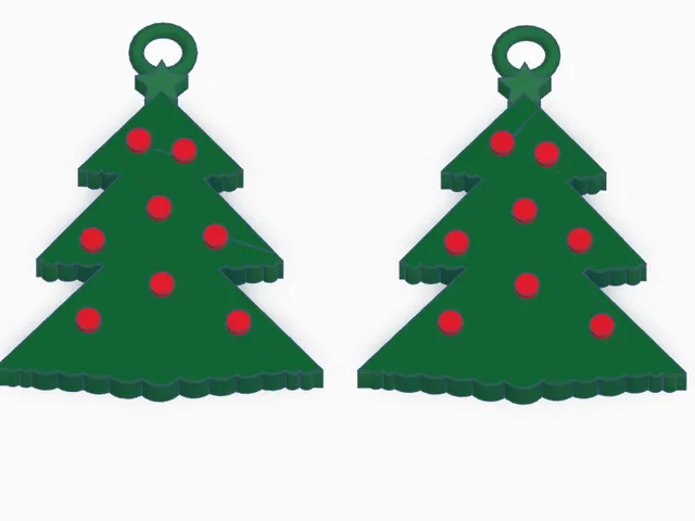 Christmas Tree Earring