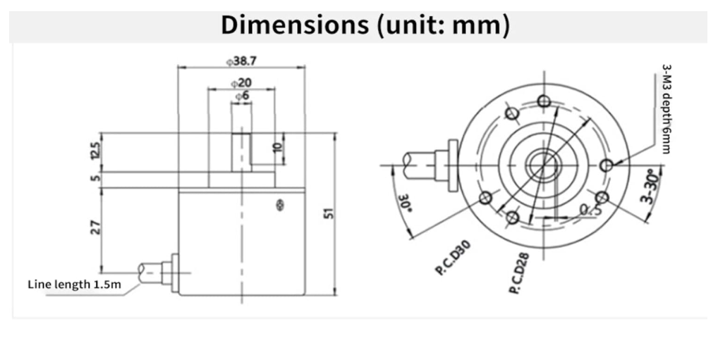 Incremental Rotary Encoder Lego Technics Block — thumbnail 3