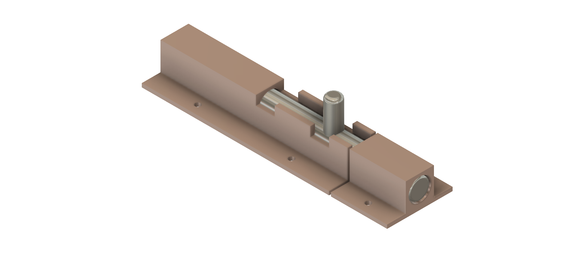 DIY Door Slide Lock: STL File for Easy 3D Printing