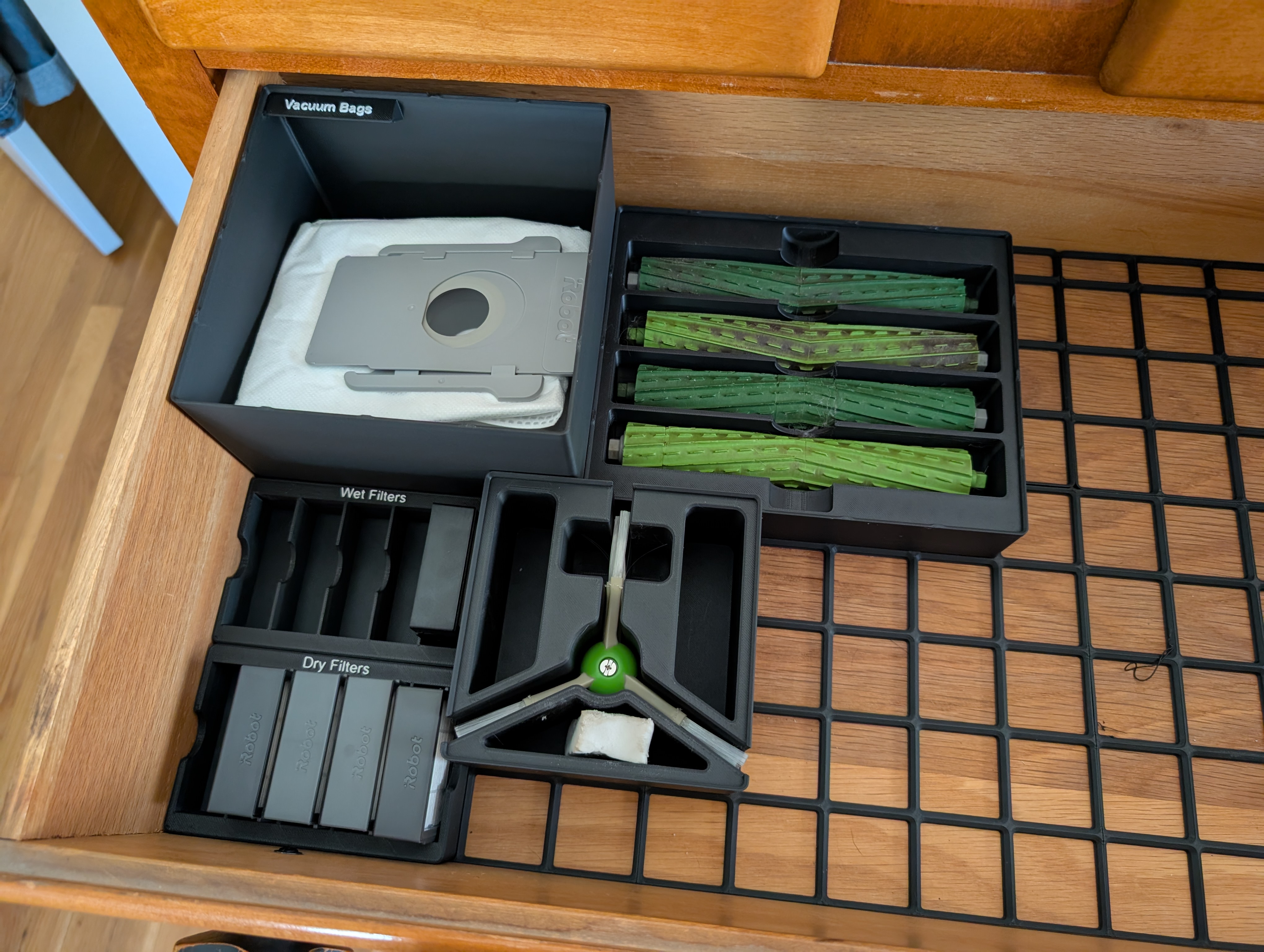 iRobot Roomba Gridfinity Spare Part Bins