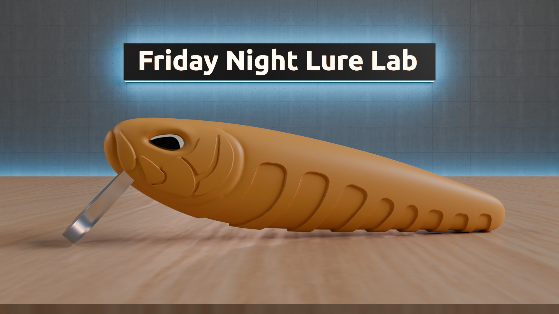 Ribbed Fishing Lure
