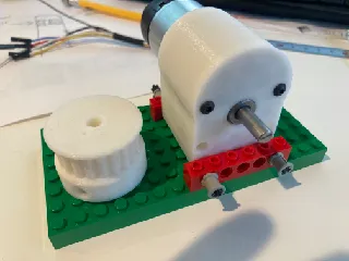 Lego Technics 37.5mm Gearmotor Adaptor