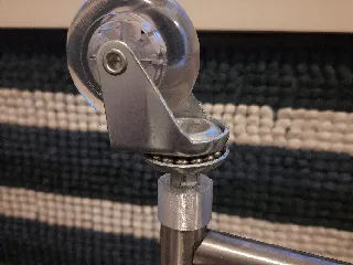 Ikea Grundtal caster wheel repair by Plasticsmelter | Download