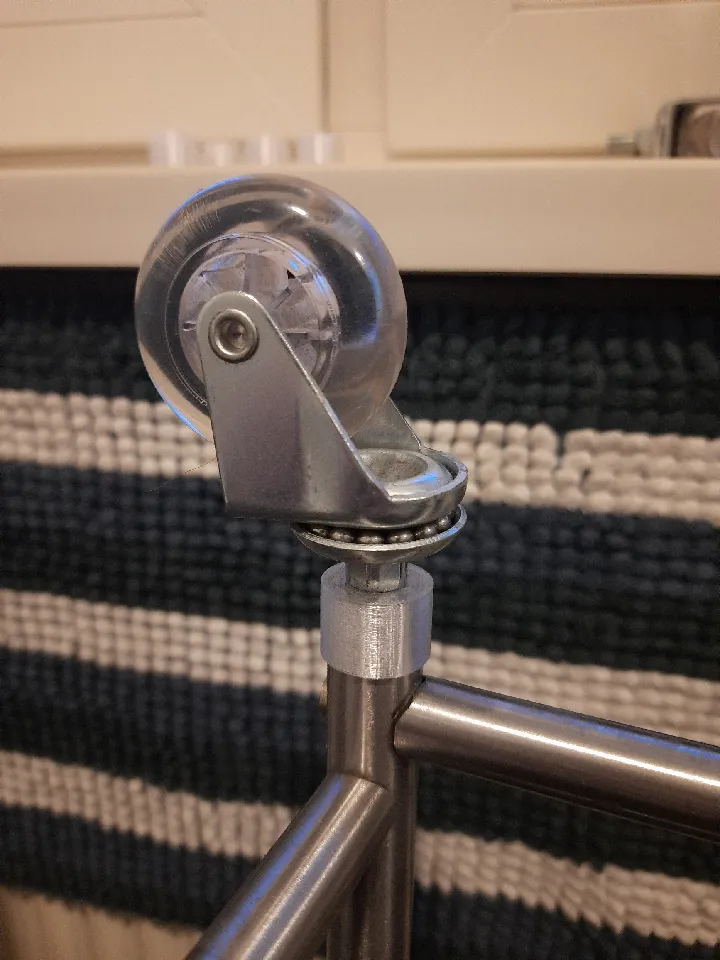 Ikea Grundtal caster wheel repair by Plasticsmelter | Download