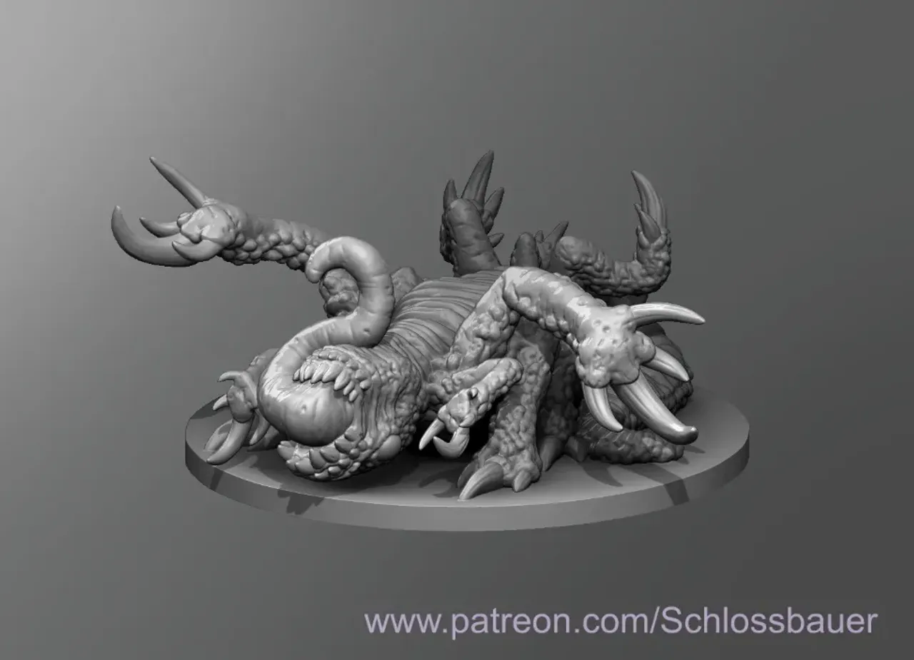 Mutated Lizard by Schlossbauer | Download free STL model | Printables.com