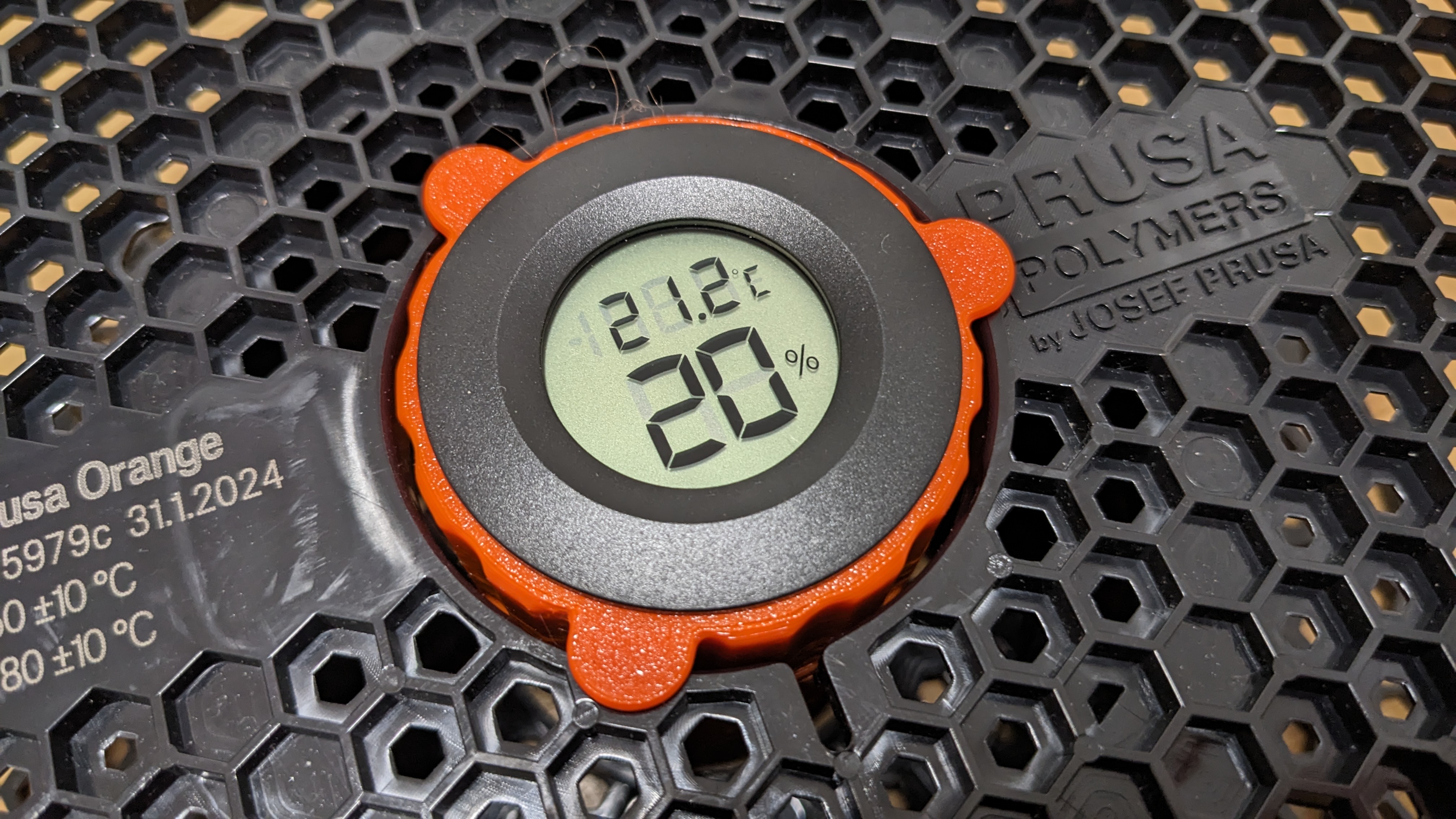 Hygrometer Cap for Silica Gel Spool Container with Ears