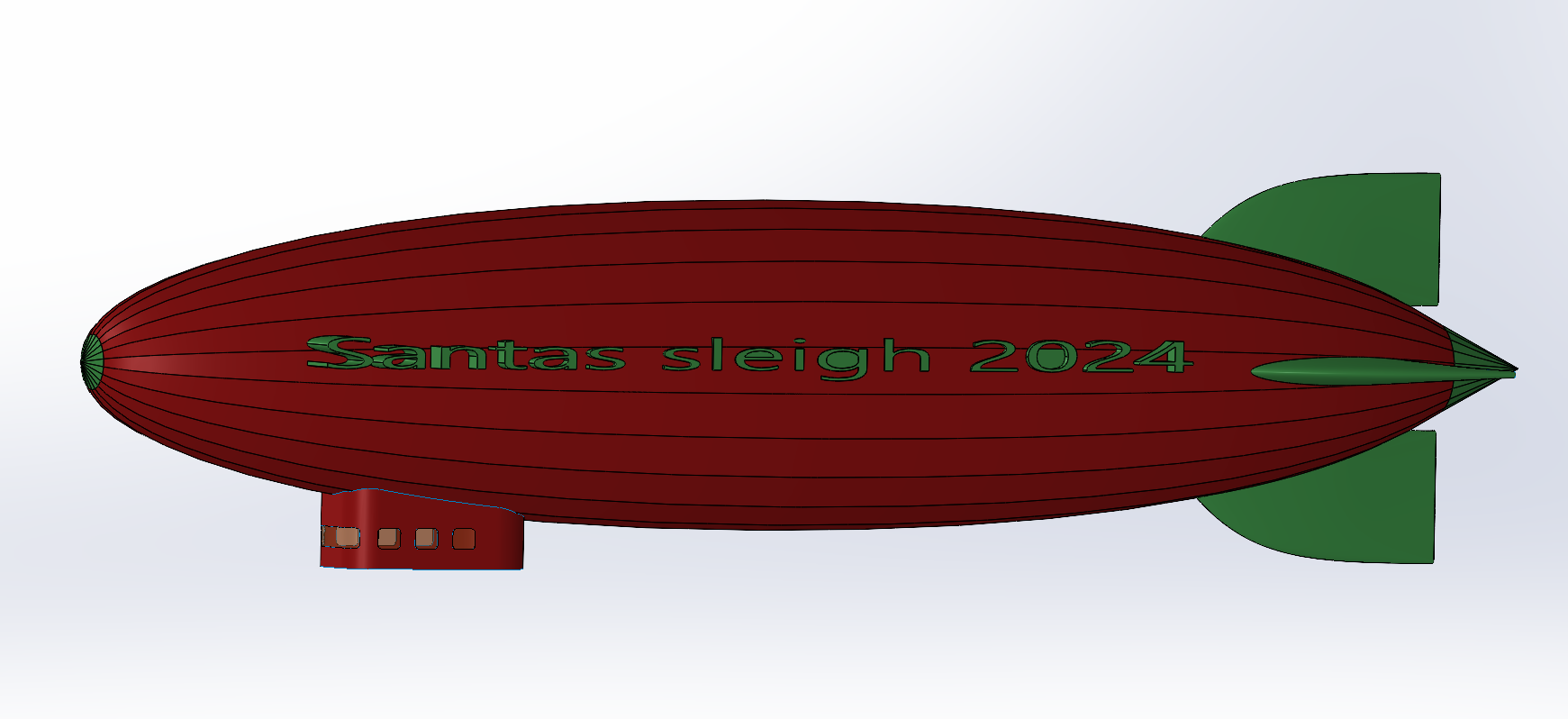 santas sleigh 2024 edition