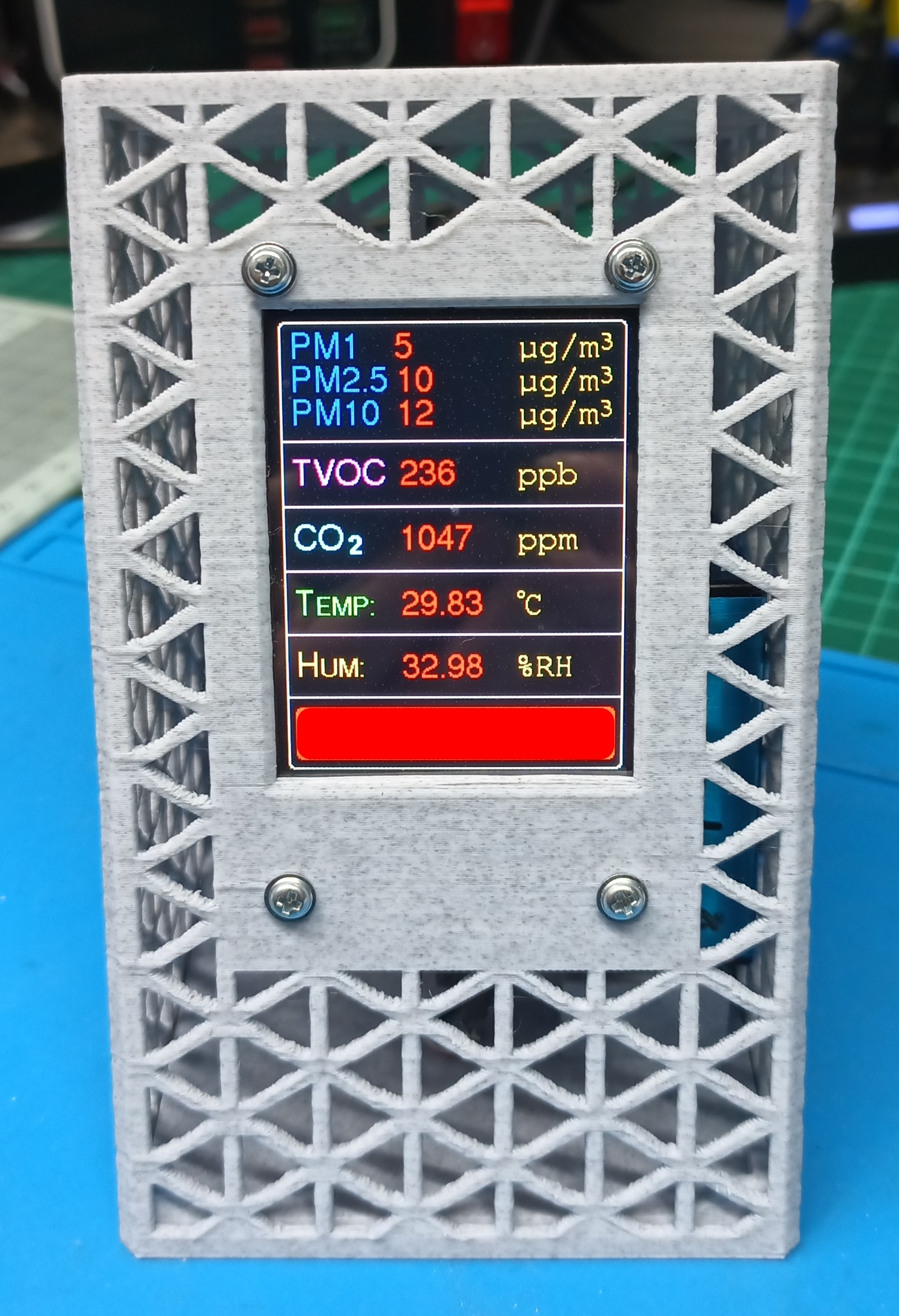 Air Quality Monitor 3D model thumbnail