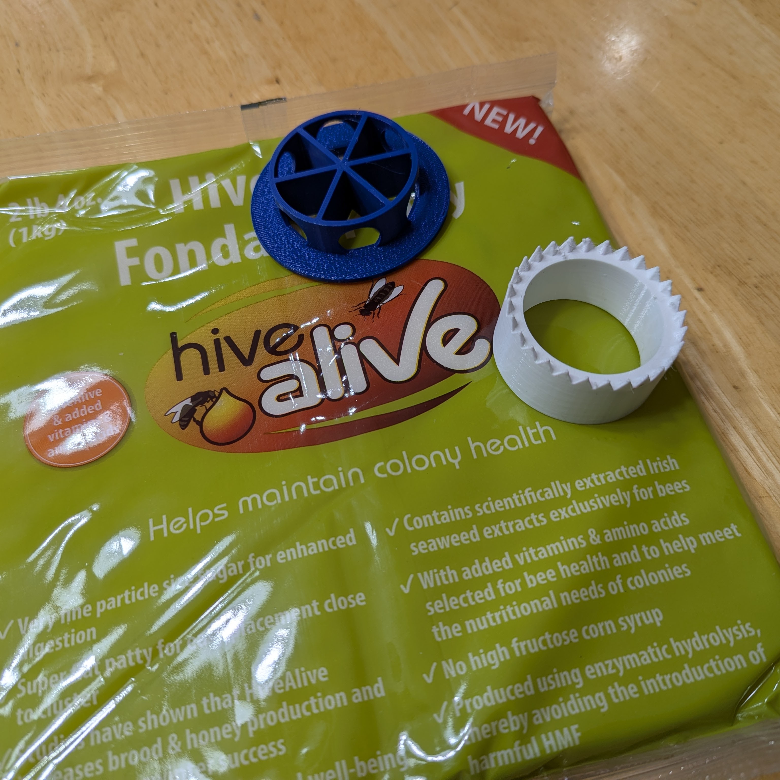 Hive Alive Fondant Hole Cutter and Adapter