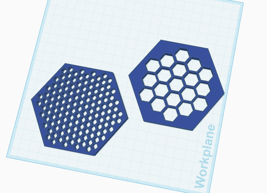 hexagonal coasters