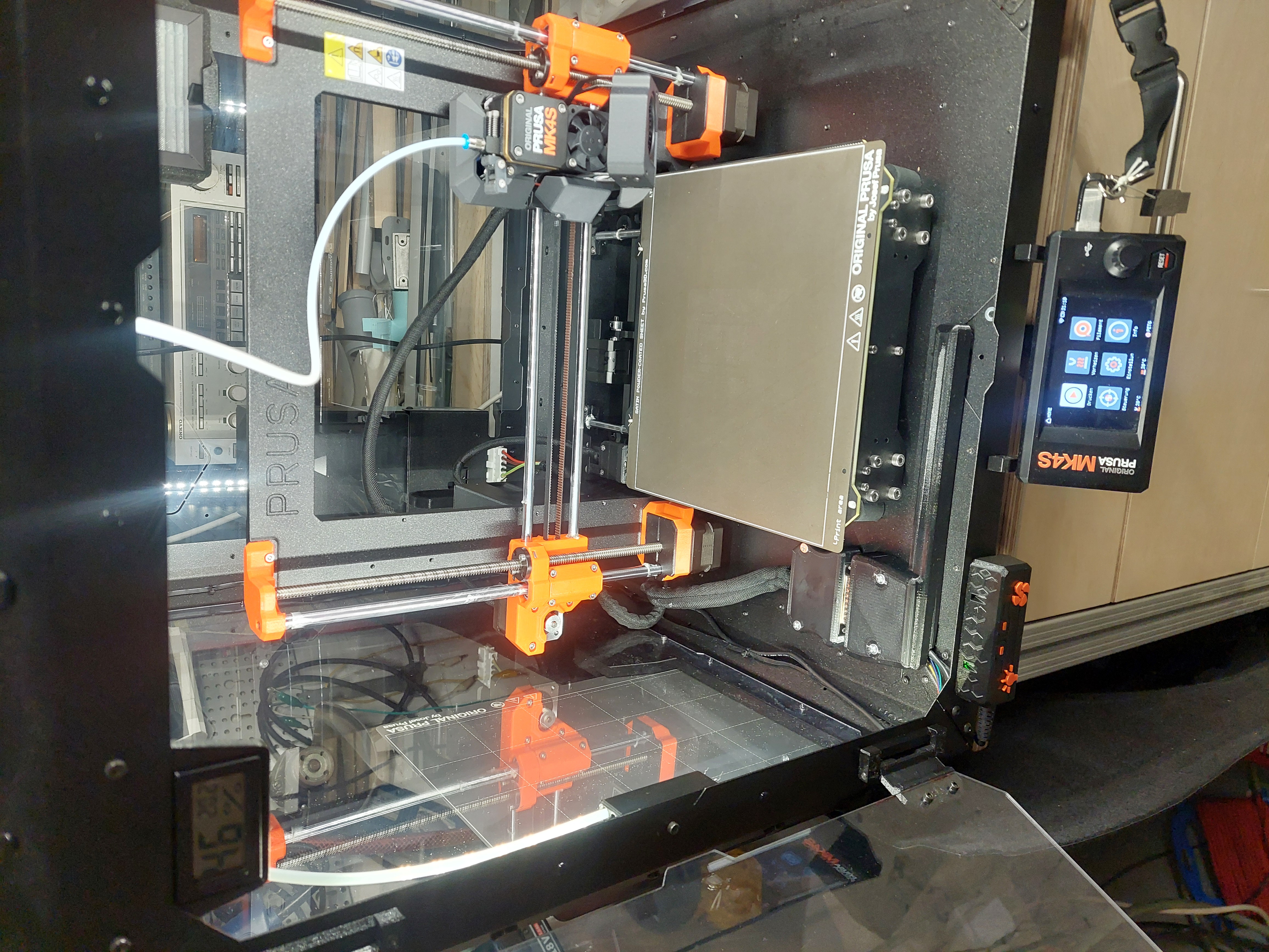 Quick Release for the Display, Prusa enclosure