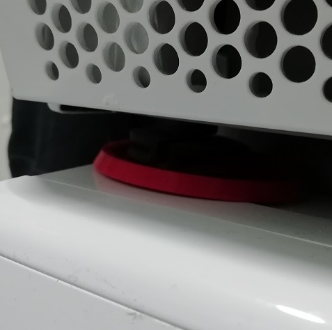washing machine - dryer stack tpu damper