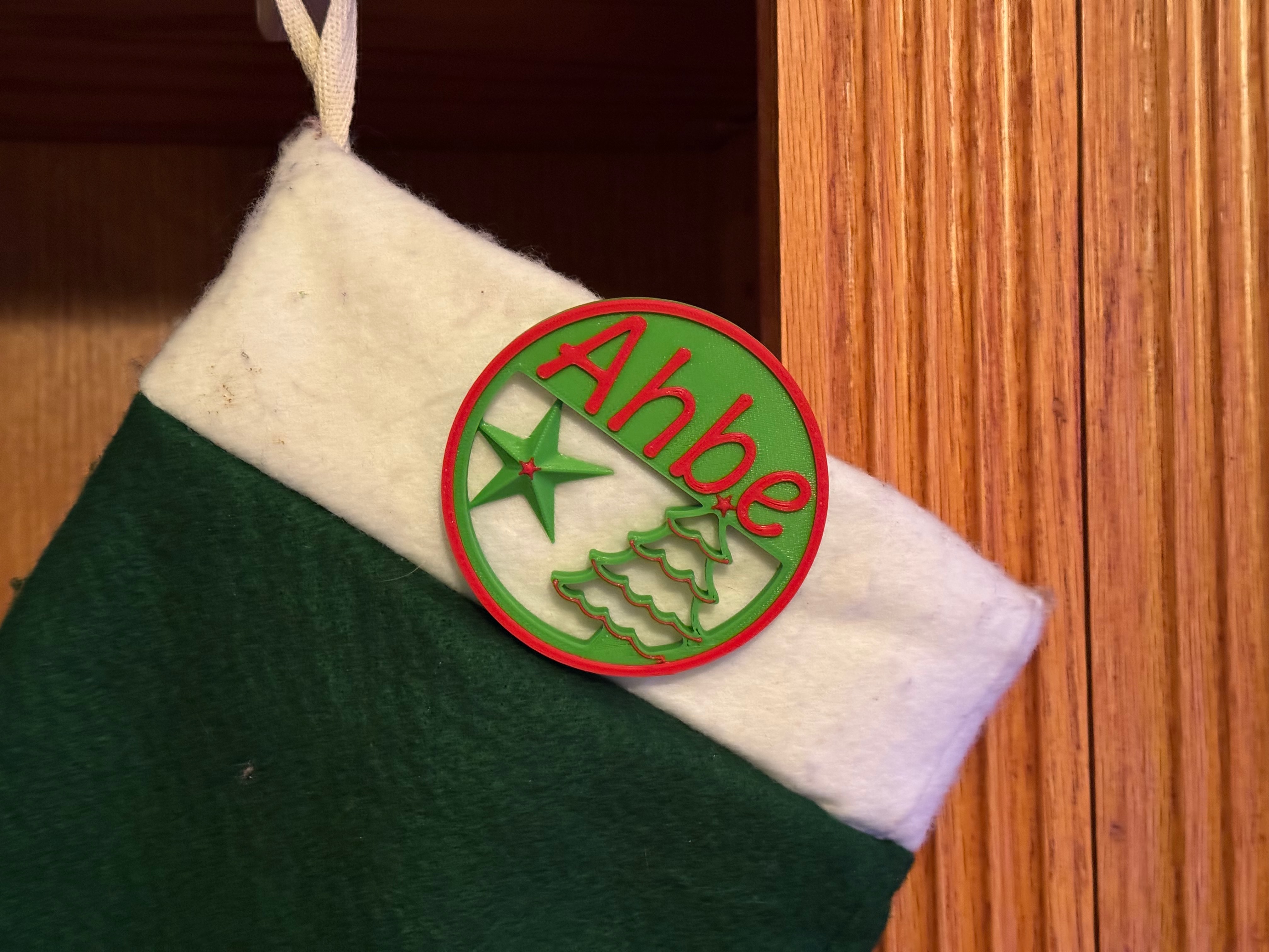 Christmas Stocking Name Tags
