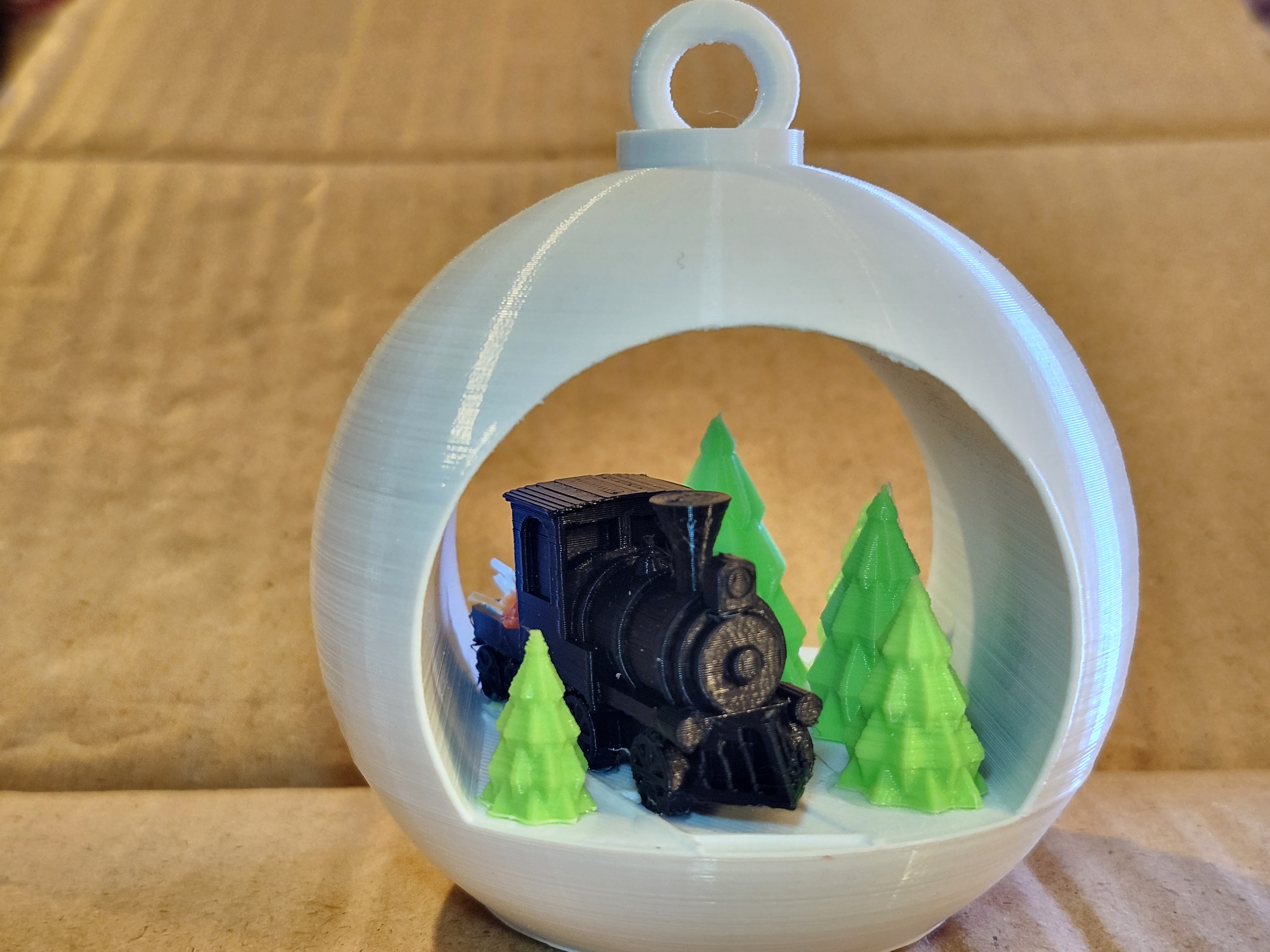 Christmas Train Ornament