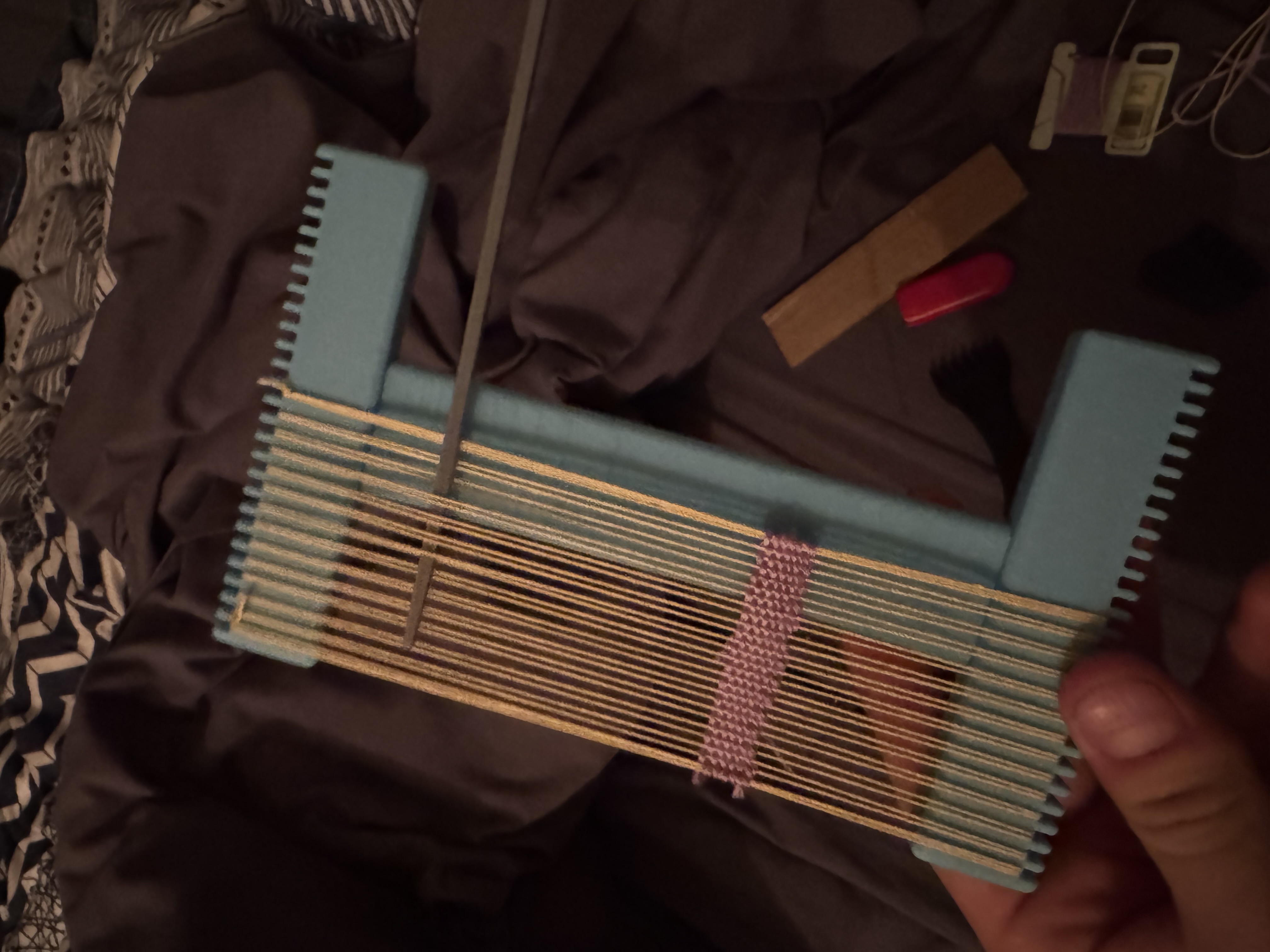 Backpacking frame loom