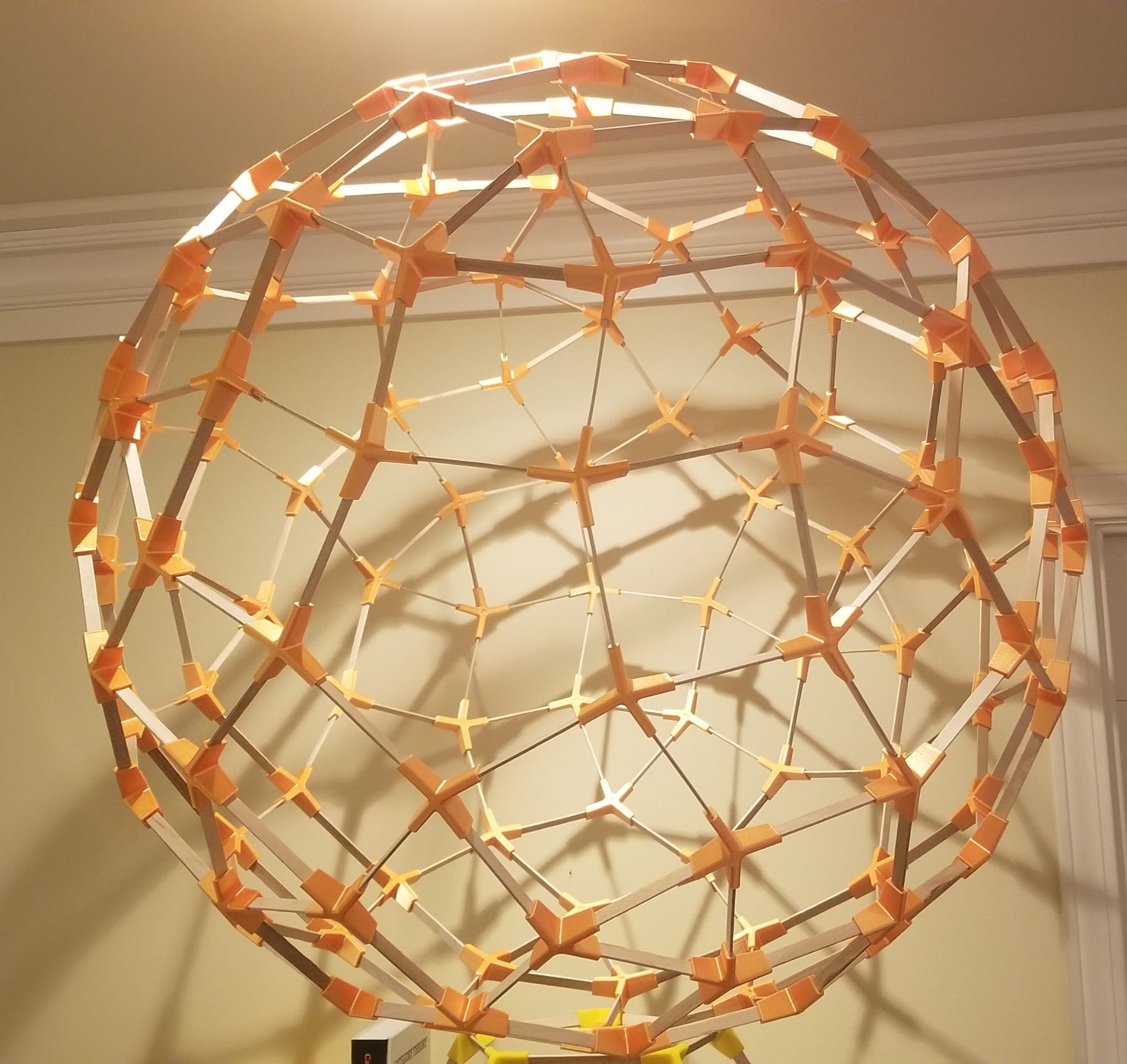 Popsicle Stick Expanded Icosidodecahedron