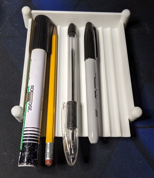 Pen Slide Horizontal Pen Pencil Storage shelf — miniatura 2