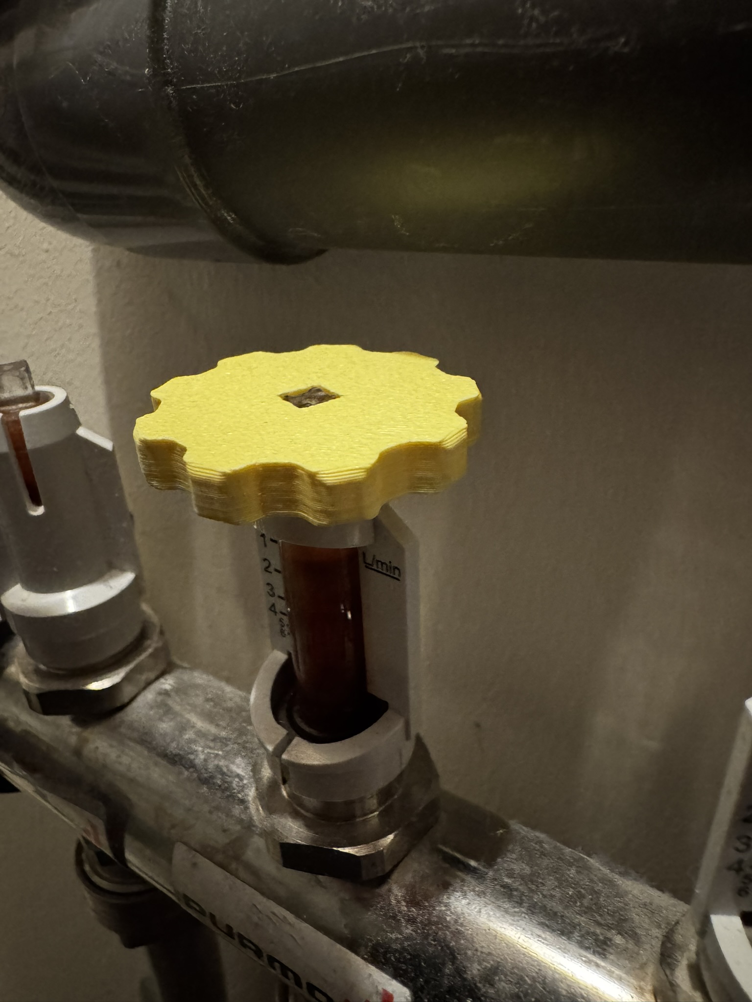 Valve floorheating