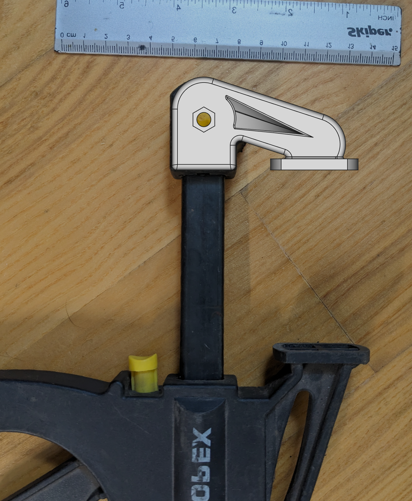 Topex clamp top part