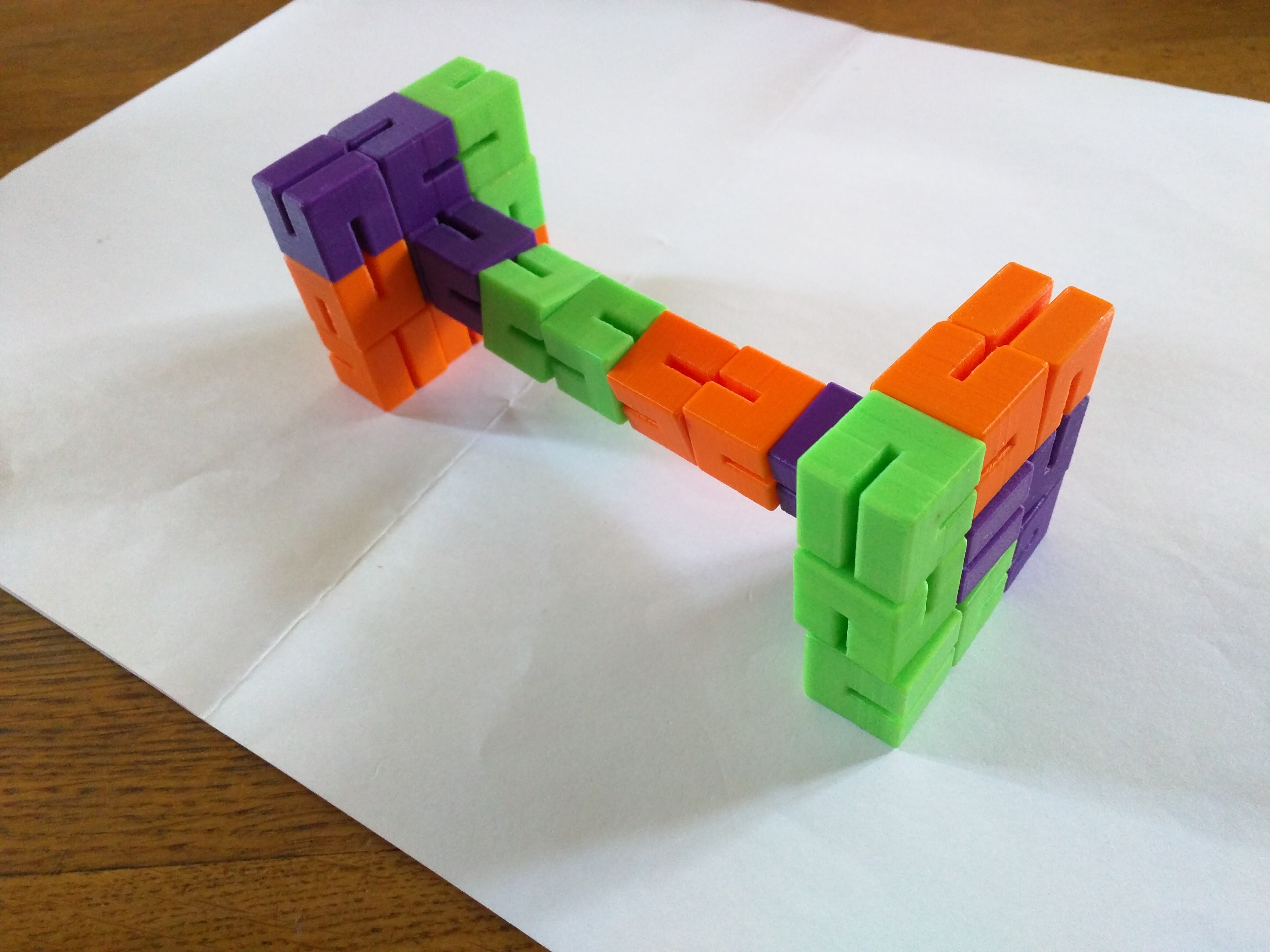 Miniatura 2 do modelo 3D Snake cube game