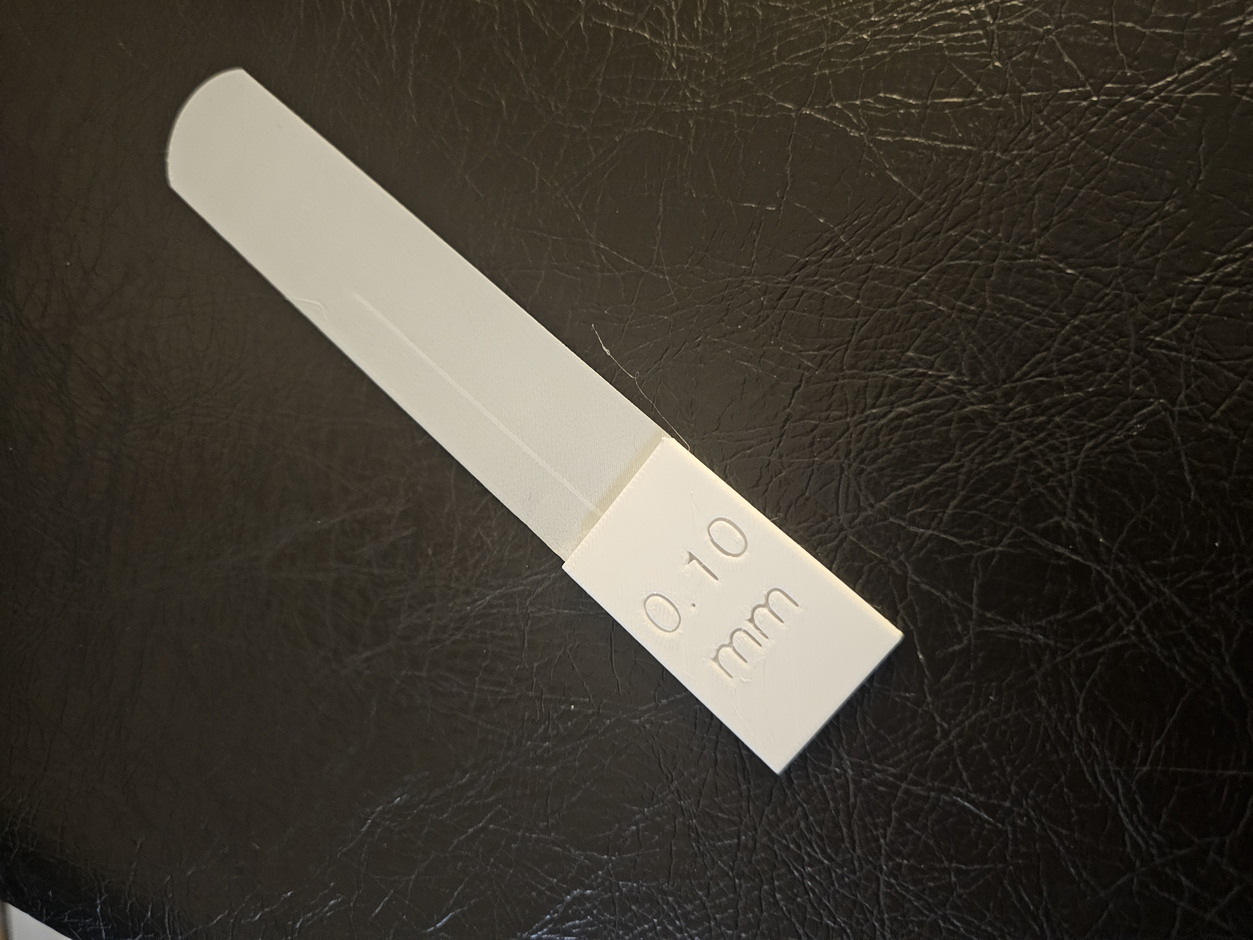 Feeler Gauge 0.10 mm for bed leveling