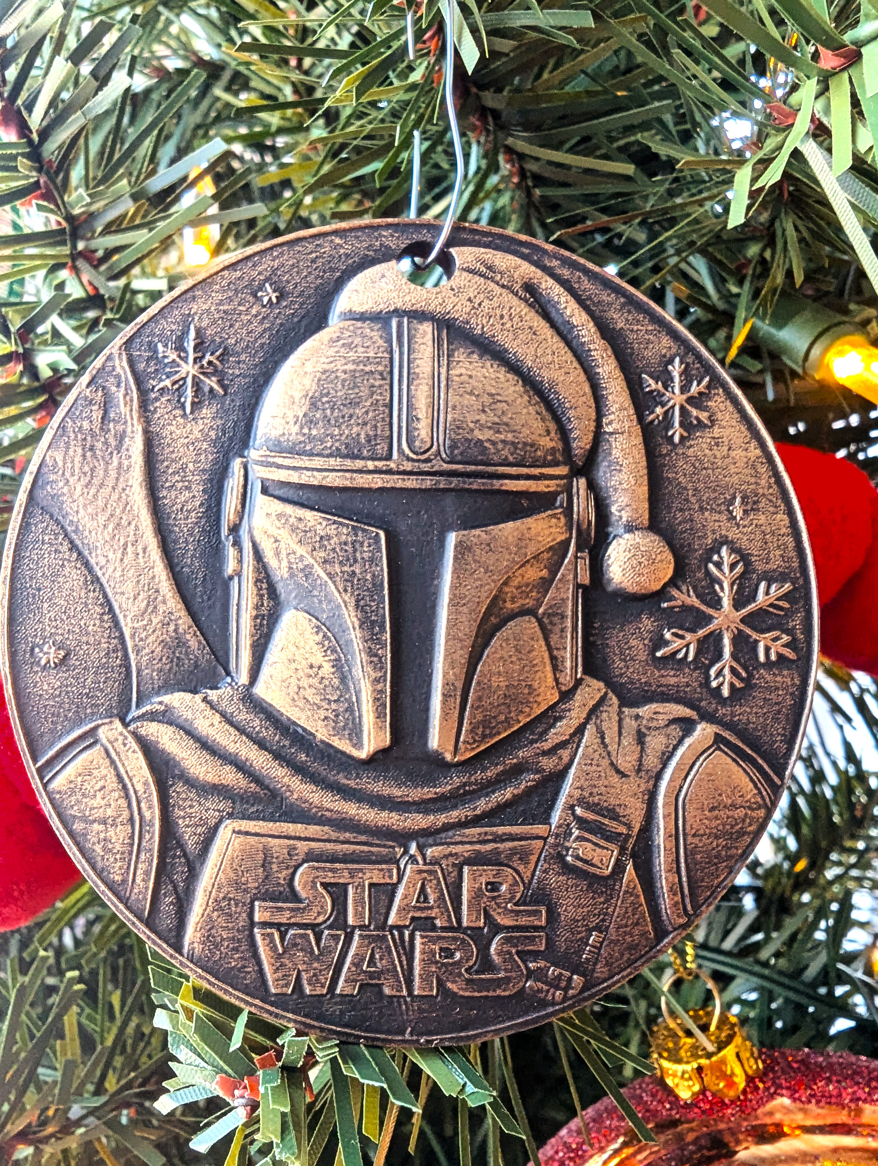 Mando - Star wars Christmas ornament