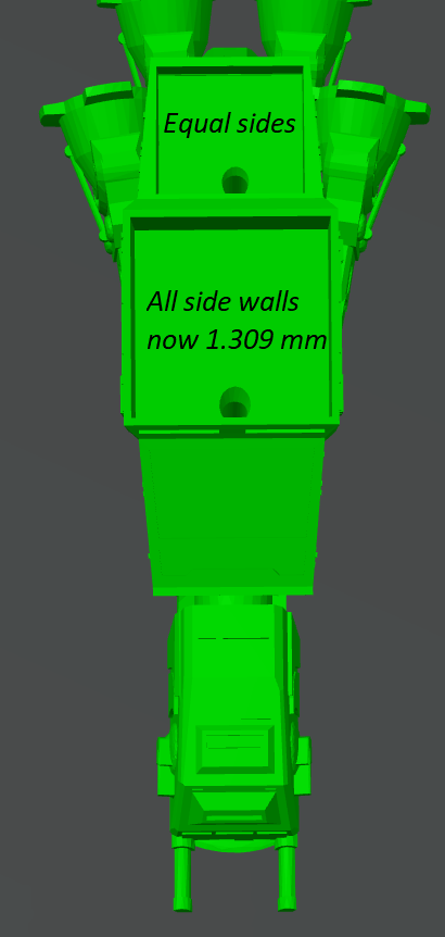 Remixed AT-AT Pot plant (symmetrical wall fix)