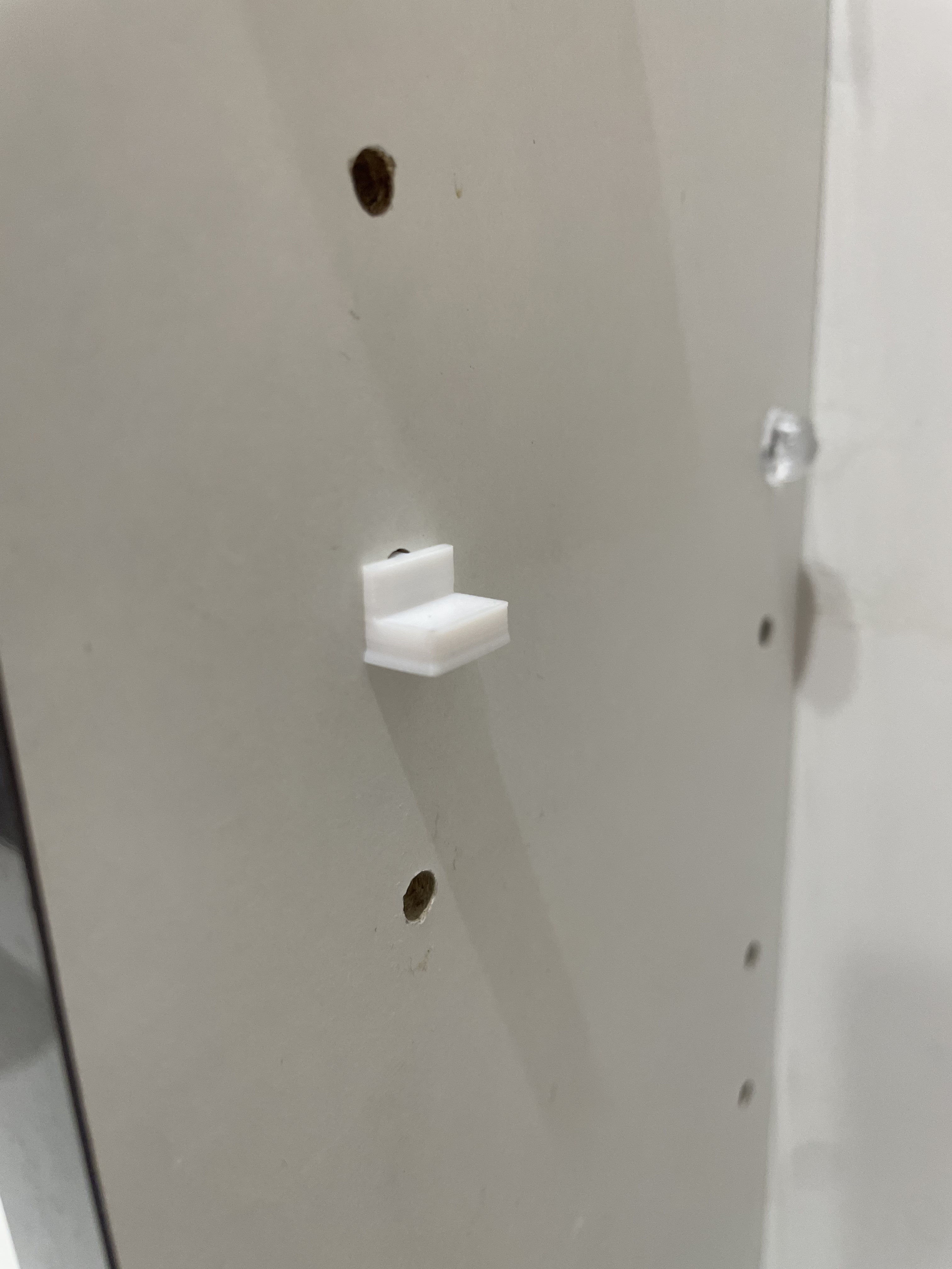 Ikea support for closet
