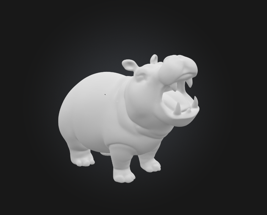 Miniatura 2 do modelo 3D Hippo