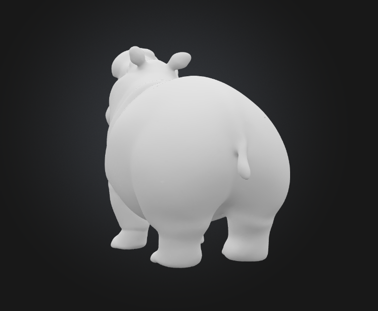 Miniatura 3 do modelo 3D Hippo